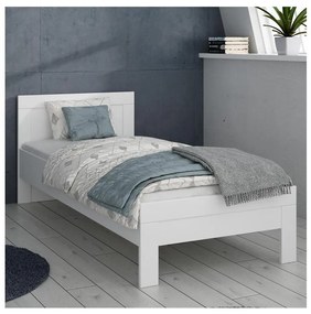 Jednolôžková posteľ SNOWIE 90x200 cm biela