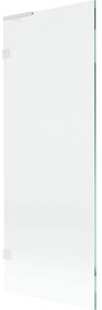 Mexen Lunar L, 1-krídlová vaňová zástena 70 x 150 cm, 8mm číre sklo, biely profil, 897L-070-000-20-00