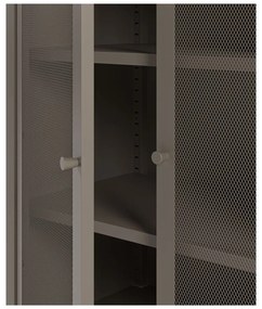 Sivá kovová skrinka 70x100x40 cm Fayna – Marckeric