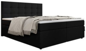 Čalúnená posteľ boxspring PALMA + topper, 160x200, inari 100