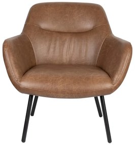 Hnedé kreslo Dude – White Label