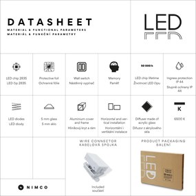 Nimco LED zrkadlo 600x800 - ZP 11002