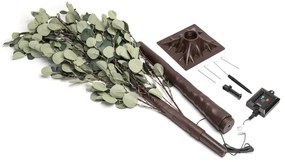 Aigostar - LED Solárna dekorácia 210xLED/3,5m IP65 teplá biela eukalyptus