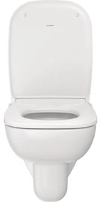 Duravit 25700920002 - Závesné bezokrajové WC D-CODE, keramika / lesklá biela