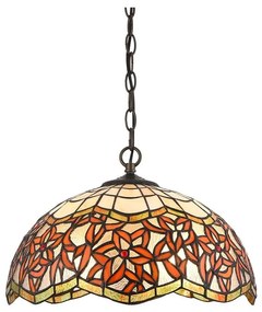 Prezent 232 - Luster na reťazi TIFFANY 2xE27/60W/230V