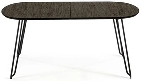 Rozkladací jedálenský stôl s doskou v dekore jaseňového dreva 90x140 cm Norfort – Kave Home