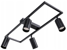 Bodové svietidlo 4xGU10/30W/230V čierne