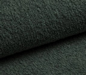 Pohovka John, tmavo zelená látka so štruktúrou