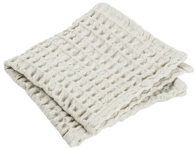 Béžové vaflové bavlnené uteráky v súprave 2 ks 30x30 cm Caro – Blomus