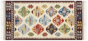 Vlnený kelímový koberec 80 x 150 cm viacfarebný AKNALICH Beliani