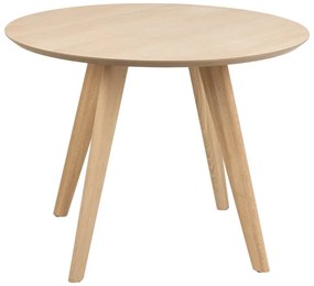 Okrúhly jedálenský stôl Townsville 100 cm dub biely