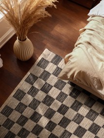 Kusový koberec Handloom 106333 Rex White Black, 120x170, čiernobiela, chodba / predsieň, Hanse Home