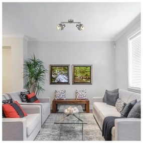 Rabalux 5380 - Bodové svietidlo BASIL 2xE14/40W/230V