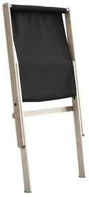 Sivé skladacie kreslo z bukového dreva Karup Design Boogie Dark Raw/Grey