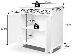 InternetovaZahrada Komoda Jersey - 76x65x35 cm