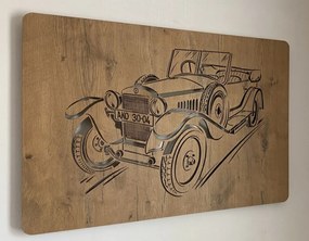 Podsvietený obraz na stenu Veterán