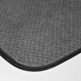 Čierna/v zlatej farbe kúpeľňová predložka 45x75 cm Orbella – douceur d'intérieur