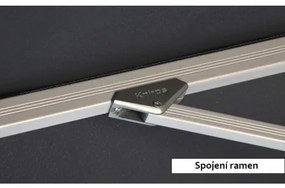 Knirps Knirps 275 x 275 cm - slnečník s bočnou tyčou : Farba slnečníka - bordó (vínová)