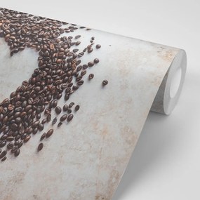 Fototapeta srdce z kávových zŕn - 150x100