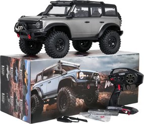 Terénne auto R/C WILDERNESS 1:10 na ovládanie sivé