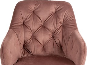 Noela Jedálenský set GYRUS 120 hnedý + 4x stolička SIENA ružová