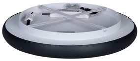Moderné stropné svietidlo čierne 60 cm vrátane stmievateľného LED - Cardona
