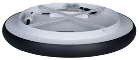 Moderné stropné svietidlo čierne 60 cm vrátane stmievateľného LED - Cardona