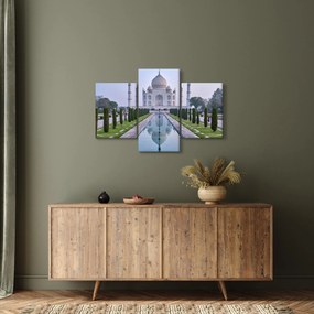 Obraz - Taj Mahal za východu slnka (90x60 cm)