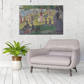 Obraz - Georges Seurat, A Sunday on La Grande Jatte, reprodukcia (90x60 cm)