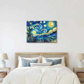 Obraz – Mozaika hviezdnej noci (70x50 cm)
