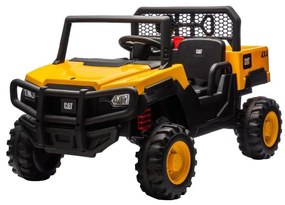 Elektrické autíčko CAT 60W/7500 mAh žltá/čierna + DO