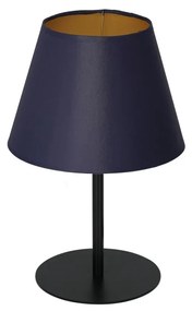 Luminex Stolná lampa ARDEN 1xE27/60W/230V pr. 20 cm fialová/zlatá LU3578