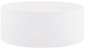 LED stojacia lampa TUNJA 1xE27/20W/230V priemer 30 cm matný chróm/biela