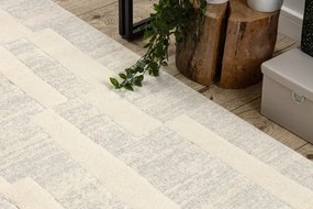 Koberec TEXTURA 488.17.LA101 Osta sivý / krémový