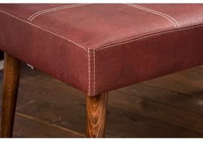 Taburet VITO 46x92 cm červený