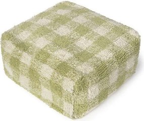 Zelený detský sedací vak Vichy – Lorena Canals