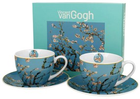Porcelánová šálka s podšálkou Van Gogh Almond Blossom 250 ml sada 2ks