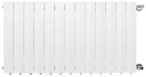 Terma Bergamo 590x1040 vodný radiátor White Matt LP