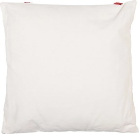 Biely dekoračný vianočný vankúš cukrovej palice Candy Cane – 45*45*4 cm