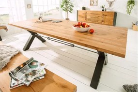 Jedálenský stôl 38460 Thor 240x100cm Masív drevo Divoký dub - Komfort-nábytok