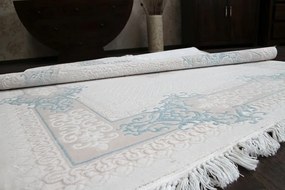 Kusový koberec AKRYLOVÝ MIRADA 5417 modrý (Mavi) Fringe