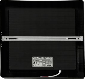 LED stropné svietidlo na povrchovú montáž 24W 2640lm 4000K Čierny štvorec