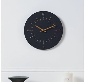 Eglo 425509 - Nástenné hodiny TAKAHAGI 1xAA pr. 30 cm čierna