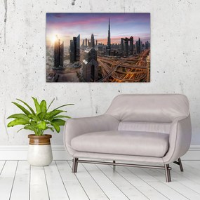 Obraz - Panorama Dubaja (90x60 cm)