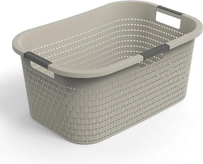 Kôš na čistú bielizeň COUNTRY cappuccino, 40 l