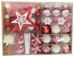 Vianočné ozdoby SYSD1688-113 (78 ks)