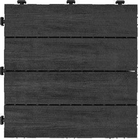 Multy Home Gumová dlaždica ARISTA Wood 30 x 30 cm, sivá