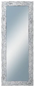DANTIK - Zrkadlo v rámu, rozmer s rámom 60x160 cm z lišty Travertino strieborné (2893)