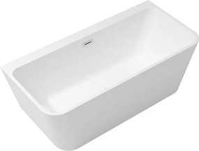 Besco Akrylátová voľne stojaca vaňa Varya 150x75 BESCO-Typ výpuste: Click-Clack s prepadom, grafit, BESCO-Rozmery: 150x75, BESCO-Farba: Biela