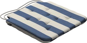 Sedák Oliver farba produktu modrá látka vzorované